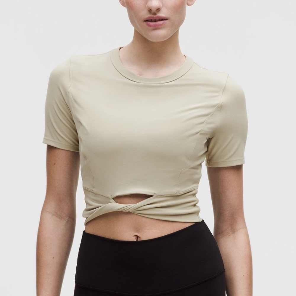 Women’s Lululemon Nulu Twist Hem Short Sleeve Shirt